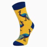 Peacock socks-themed gifts and merchandise Pretty Peacock Feather Pattern Socks